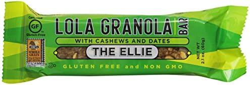 Lola Granola Bar, The Ellie, 2.1 Ounce (Pack of 12)
