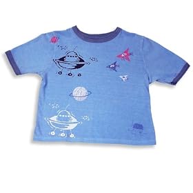 CC Rags - Boys Short Sleeved Tee, Blue