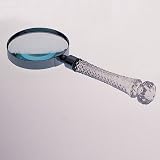 LAMPS BEAUTIFUL Handcrafted Crystal Magnifying Glass--Excellent customer service--see our feedback.