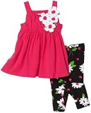 Bonnie Baby Knit Capri Set, Fuschia, 12 Months