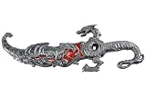 10 RED Inlay Fantasy Dragon Dagger Blade Knife Sword