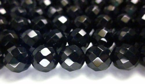 Onyx sell Ren [round ball cut surface 64] [about] [8mm] about 40cm Set of 5 (japan import)