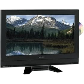 Toshiba 23HLV87 23 inch widescreen LCD HDTV with Built-In DVD Player, 1440 x 900 pixel resolution, 16:10 Aspect ratio