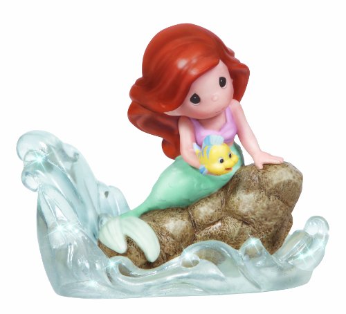 Precious Moments Disney Ariel Seated on Rock Figurine Precious Moments Disney Ariel Seated on Rock Figurine