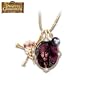 Pirates Of The Caribbean Jeweled Pendant Necklace Featuring Captain Jack Sparrow by The Bradford Exchange