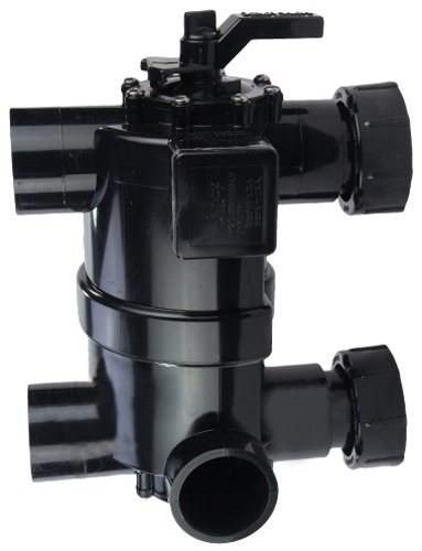 Zodiac 8034J 2-in-1 Pre-Plumbed Backwash Valve with Unions Replacement for Zodiac Jandy DEL Series D.E. Pool and Spa Filters