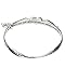 JNX Prayer for Mom Heart & Angel Wings Charm Bangle Bracelet