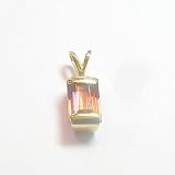 14K Bi-Color Tourmaline Pendant