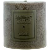 Archipelago Botanicals 3.5 x 3.5 Pillar Candle: Fiji - B000FSH82K