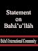Statement on Baháulláh