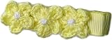 Posies Accessories Three Daisies Hair Clippie Baby Maize(Yellow)