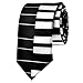 TopTie Unisex Necktie Solid Color Regular Tie Printed Plaid Stripe Skinny Tie