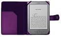 LuvKin PURPLE Amazon Kindle 4, 6 inch (New 2011 Version - October 2011) Luxury Executive Wallet / Cover / Case (Kindle 4)