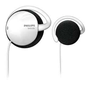 Philips Extra Bass Earclip Headphones SHS3300/28 (White)