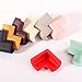 Elf Star 12 Pcs Extra Thick Premium High Density Furniture Table Edge & Corner Guard Baby Proofing Bumper Protector - Jumbo Size Value Pack Black