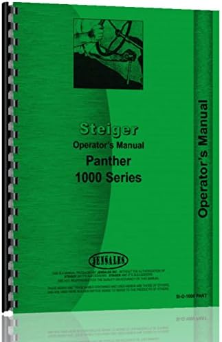 Steiger Panther Tractor Operators Manual
