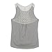 Creazy High Quality Women Summer Lace Vest Top Short Sleeve Blouse Casual Tank Tops T-Shirt (XXL)
