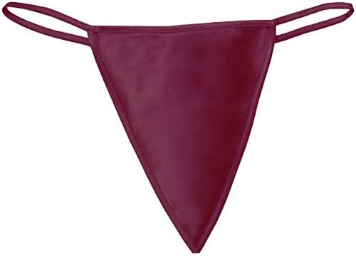 Dear Lady Collection G String Panty, Plus Size, Burgundyze