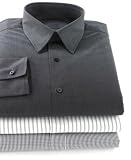 DKNY Fancy Black Dress Shirt