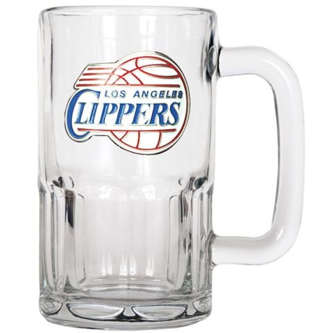 Los Angeles Clippers LA Large Glass Beer Mug