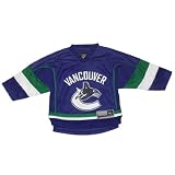 Boys NHL Vancouver Canucks Hockey Jersey / Sweater with Embroidered Logo - Blue