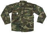Special Forces Woodland Camo Vintage Fatigue Shirt