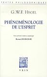Phénoménologie de l esprit