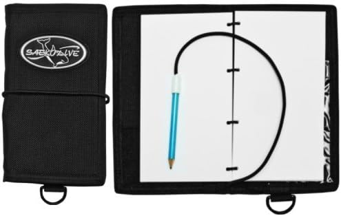 Underwater Notebook - Heavy Duty Cordura Cover with Pockets, Attached Pencil and 50 Starter Pages
