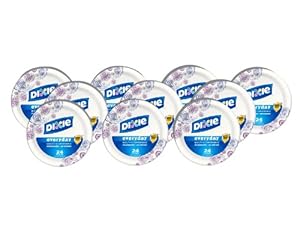 Dixie HD Paper Plates, 10 1/16 Inches, 240 Count (Packaging May Vary)