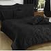 Blenheim Black Super King Size Duvet Cover & Pillowcase Set Image