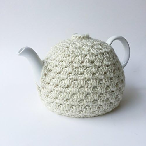 Crochet Tea Pot Cozy Cream
