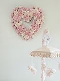 Lucy Rosebud Heart Wreath by Glenna Jean