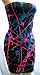 Mosquitohead Women's SPLATTER PRINT TUBE DRESS