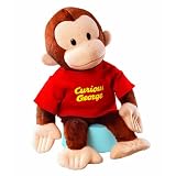 Russ Berrie Curious George with Red Shirt 16" Plush