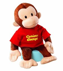 Russ Berrie Curious George with Red Shirt 16" Plush