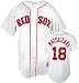 Daisuke Matsuzaka White Majestic MLB Home Replica Boston Red Sox Jersey