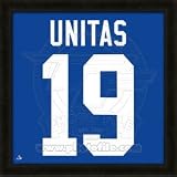 Johnny Unitas Indianapolis Colts 20x20 Framed Uniframe Jersey Photo