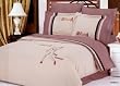 Baseball Printed Embroidery Queen Size Bedding Set by Le Vele