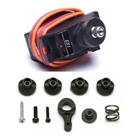 Digital Metal Gear Ball Bearing upgrade servo rc18b2 sc18 rc18t2 from Ball Bearing Servos
