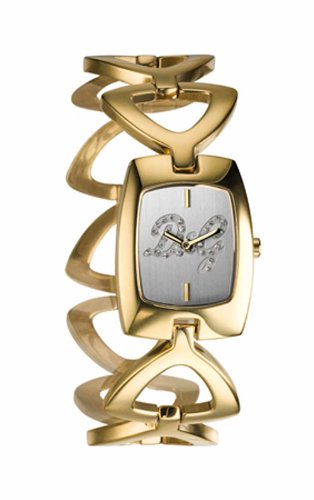 D&G Dolce&Gabbana WATCH OCEAN DIVA IPG SLV DIAL STONES LOGO BRC DW0389 Damen