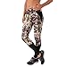 RBX Active Women's Full-Length Printed Performance Leggings w/Mesh Detail