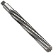 Union Butterfield 4591 High-Speed Steel Taper Pin Reamer, Left Hand Spiral Flute, Round With Square End Shank, Uncoated (Bright) Finish