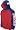 New York Giants -Red/Blue- Helmet Hoodie - X-Large