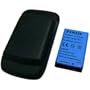Amzer Smart 2650 mAh Extended Battery with Battery Door for BlackBerry Curve 8520, Gemini (Black)