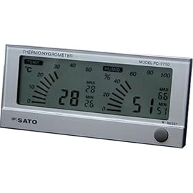 SATO �f�W�^�������x�v ���[���i�r �y�����̍ō��E�Œቷ���x���펞�\���z PC-7700 1067-00