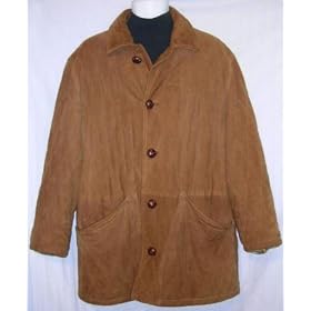 Burberry Burberrys Suede Leather Jacket Nova Check 41