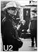 U2 Bono Straw Hat the Edge B&w 26x36 Poster