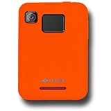 Amzer Silicone Skin Jelly Case for Motorola Charm MB502 - Orange