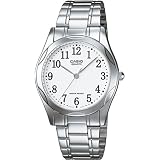Casio Men's MTP1275D-7B Stainless-Steel Quartz Watch with White Dial