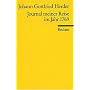 Journal meiner Reise im Jahr 1769